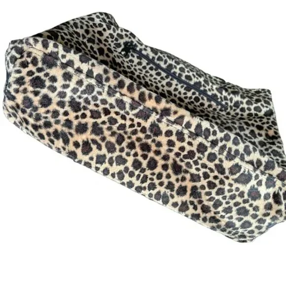 JAGUAR Print Faux Fur HANDBAG Luxurious soft fabulous condition PURR! 10… - Picture 7 of 13